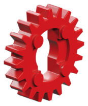 Produktbild: "Riegelscheibe, rot"