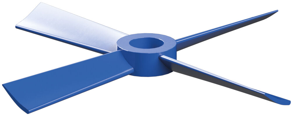 Produktbild: "Luftschraube mit 4 Flügeln, blau"