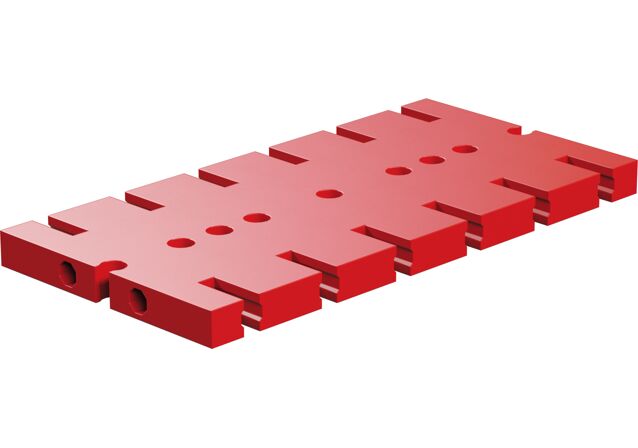 null: "Base plate 90x45, red"