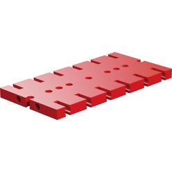 Base plate 90x45, red