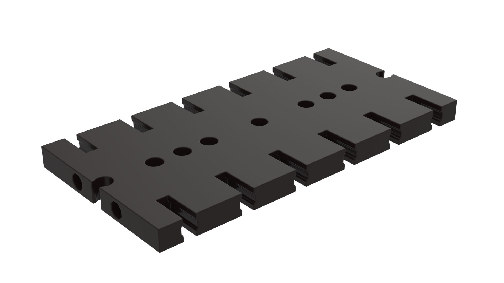 null: "90x45 black base plate"