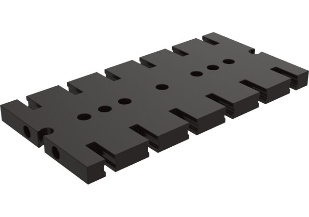 Stackable Black Base Plate 90x45 black base plate