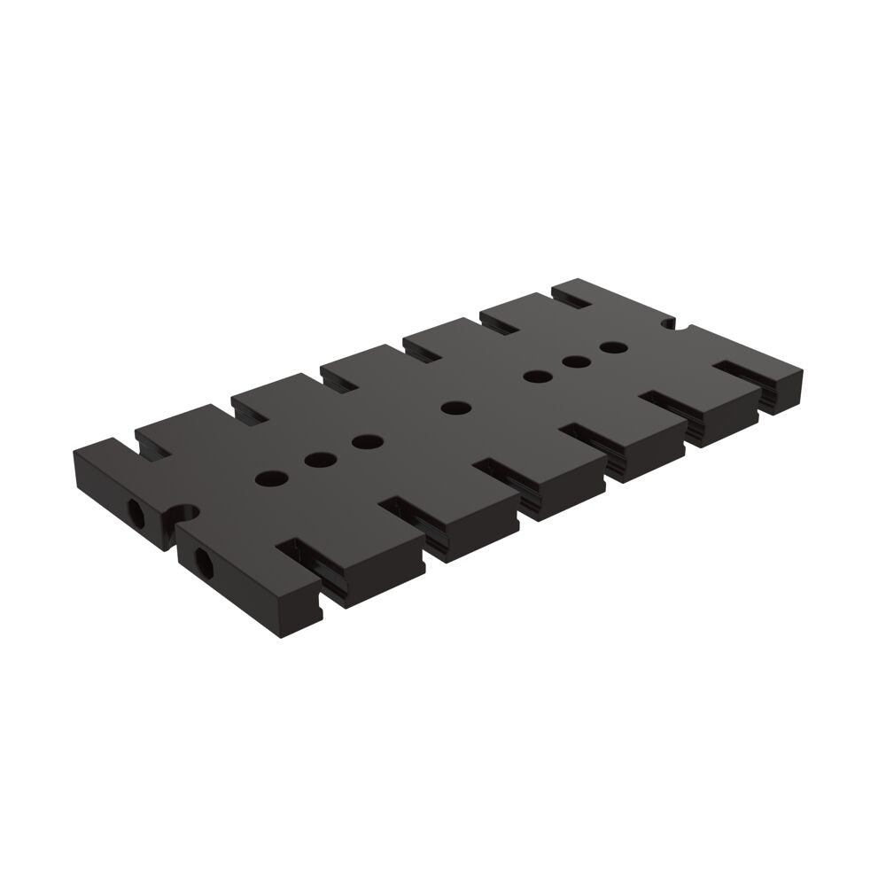 90x45 black base plate