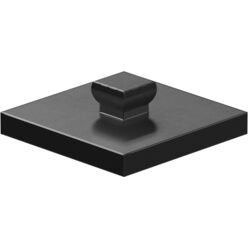 Bauplatte 15x15, schwarz