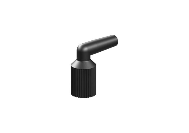 null: "Angle connector, black"