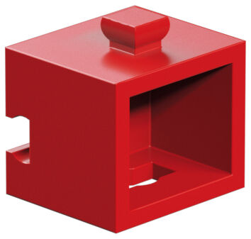 Product Picture: "Soporte de riostra de esquina, rojo"
