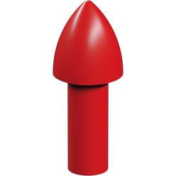 Pointed adapter for propellers, red
