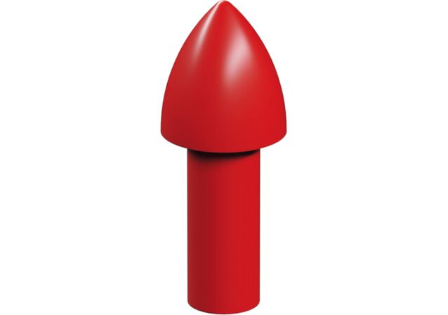 null: "Pointed adapter for propellers, red"