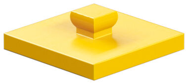 null: "Mounting plate 15x15, yellow"