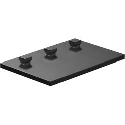 Mounting plate 30x45, black