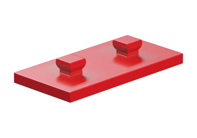 null: "Mounting plate 15x30, red"