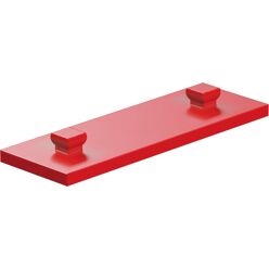 Mounting plate 15x45, red