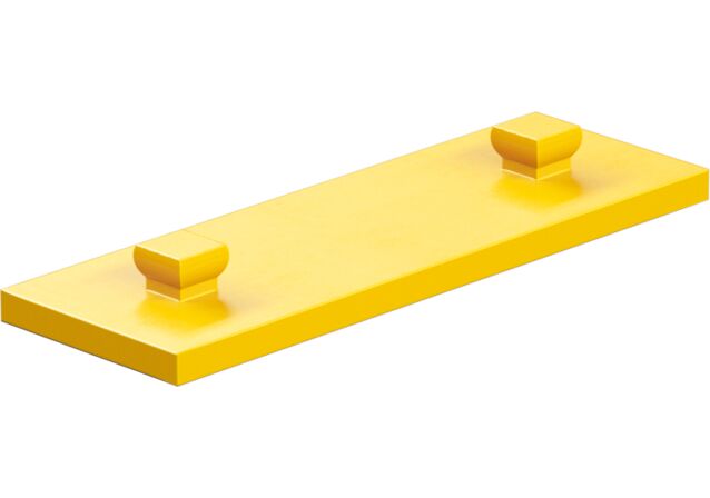 null: "Mounting plate 15x45, yellow"