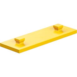 Mounting plate 15x45, yellow