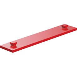Mounting plate 15x75, red