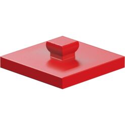 Mounting plate 15x15, red