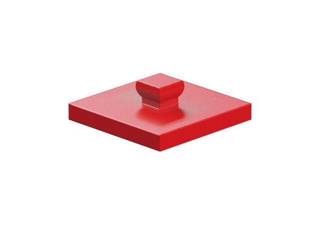 null: "Mounting plate 15x15, red"