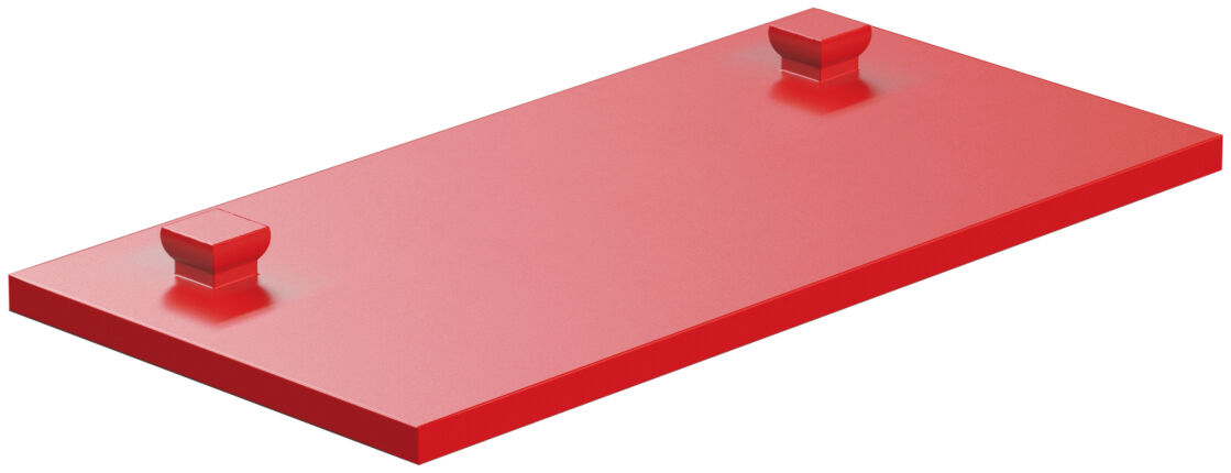 Mounting plate 30x60, red