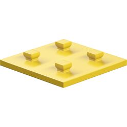 Bauplatte 30X30, gelb