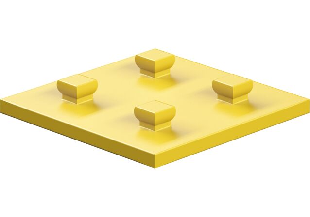Produktbild: "Bauplatte 30X30, gelb"