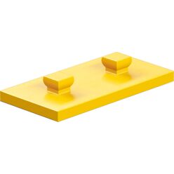 Mounting plate 15x30, yellow