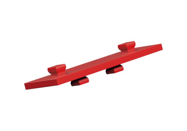 null: "Building plate 15x45 with 2x2 pins, red"