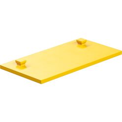 Mounting plate 30x60, yellow
