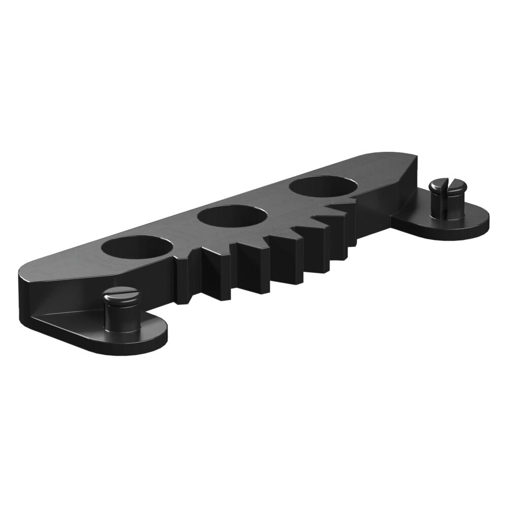 Column Track Rod Cogged track rod, black