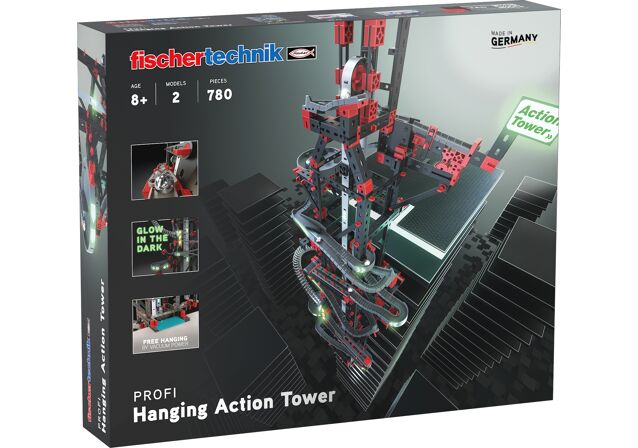 null: "Hanging Action Tower - Marble run"