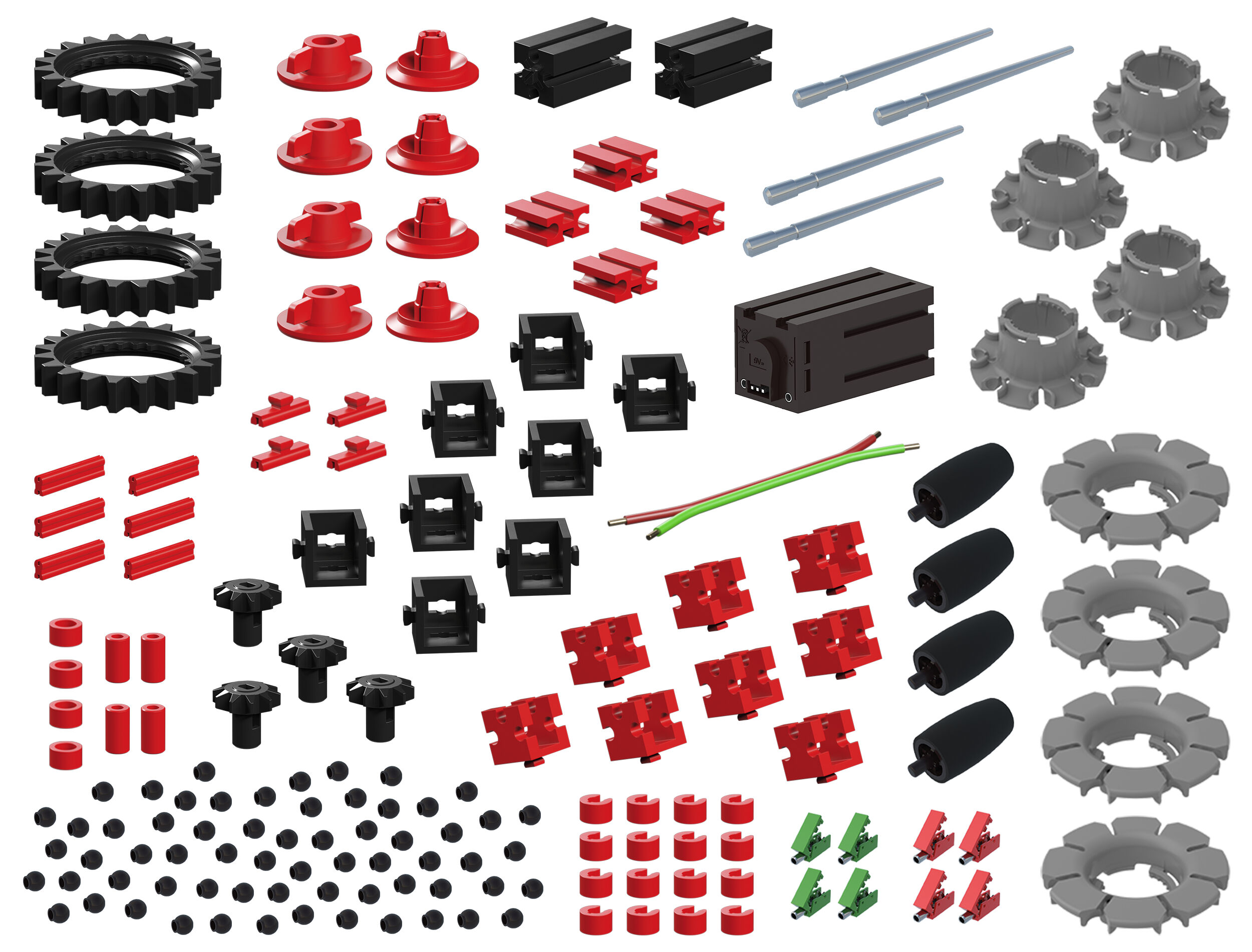 Produktbild: "Maker Kit Omniwheels"
