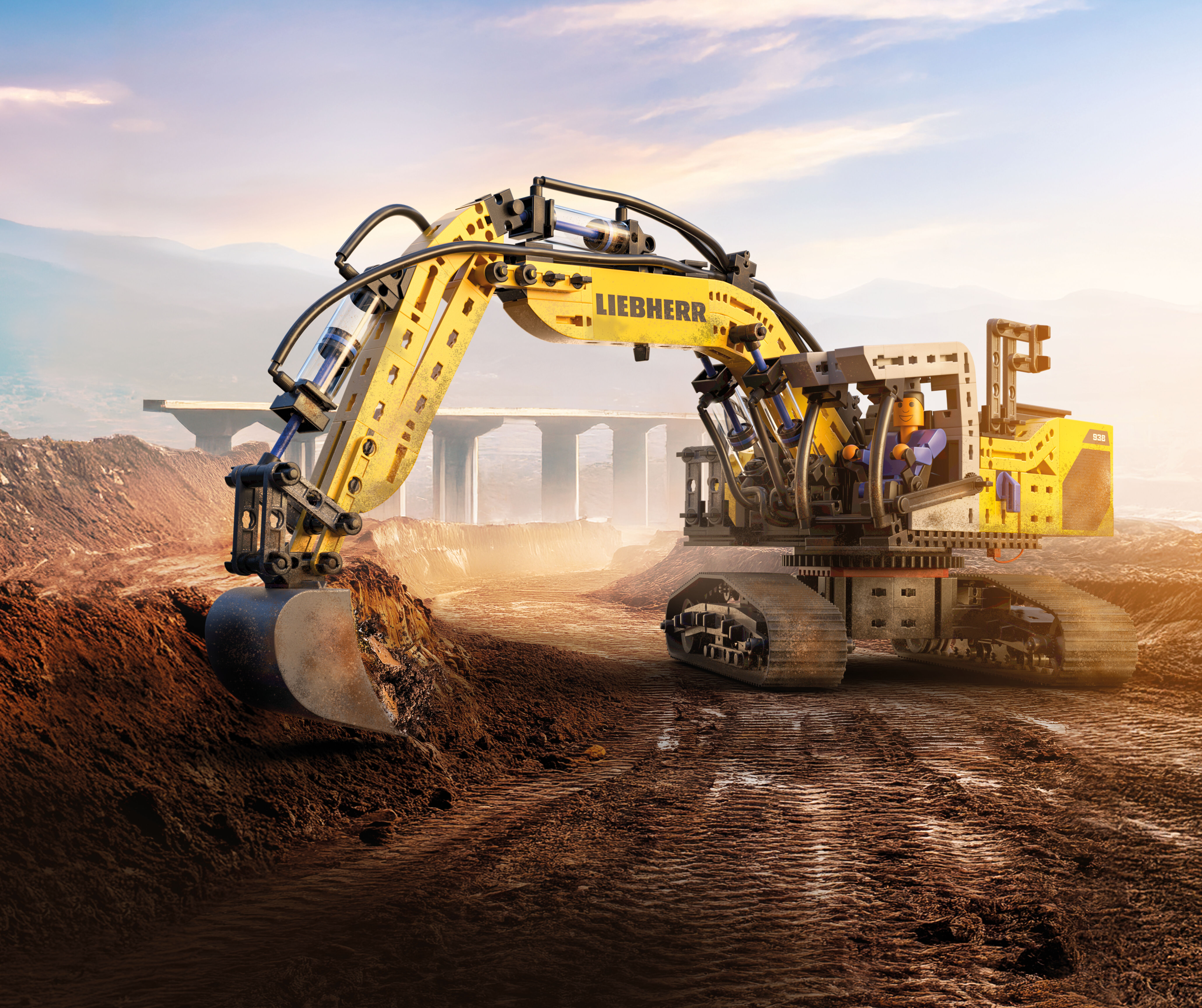 Produktbild: "Liebherr R 938 Pneumatischer Bagger"