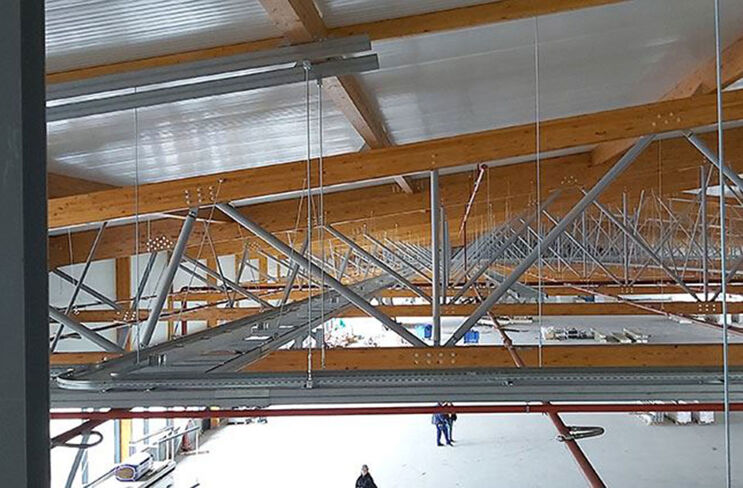 BIM Engineering Fabrikhalle in den Niederlanden nach Ausführung