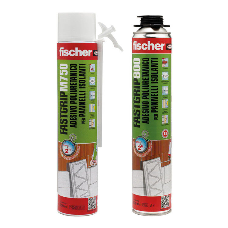 Fischer Fastgrip 800, adesivo in poliuretano per pannelli isolanti